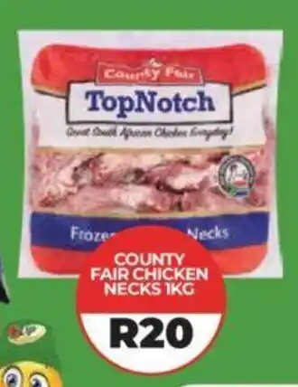 1UP COUNTY FAIR CHICKEN NECKS 1KG offer