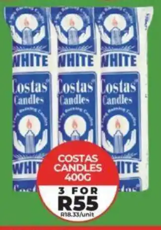 COSTAS CANDLES 400G