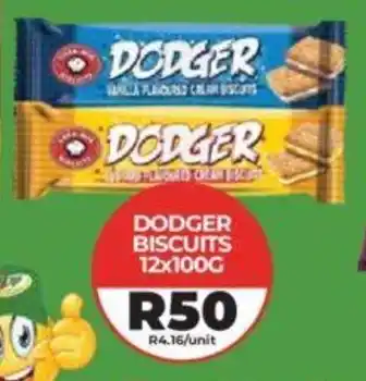 1UP DODGER BISCUITS 12x100G offer