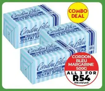 1UP CORDON BLEU MARGARINE 500G offer