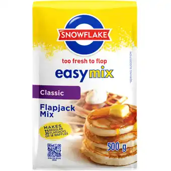 Checkers Liquor Shop Snowflake EasyMix Classic Flapjack Mix 500g offer