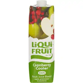 Checkers Liquor Shop Liqui Fruit Cranberry Cooler 100% Fruit Juice Blend 1L offer