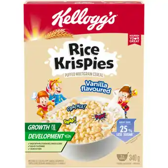 Checkers Liquor Shop Kellogg's Rice Krispies Vanilla Flavoured Puffed Multigrain Cereal 340g offer