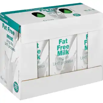 Checkers Liquor Shop Checkers Housebrand UHT Fat Free Milk 6 x 1L offer