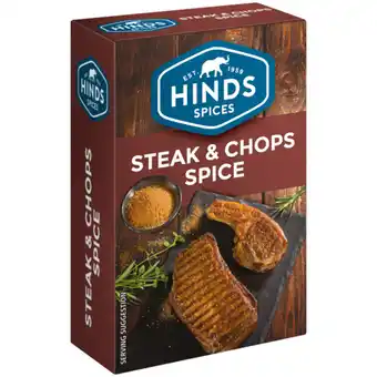 Hinds Spices Steak & Chops Spice 80g