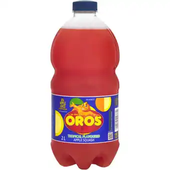 Checkers Liquor Shop Brookes Oros Tropical Flavoured Apple Squash 2L offer