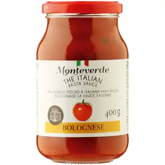 Monteverde Bolognese Pasta Sauce 400g