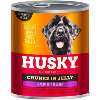 Checkers Liquor Shop Husky Beef Chunks In Jelly Dog Food 775g offer