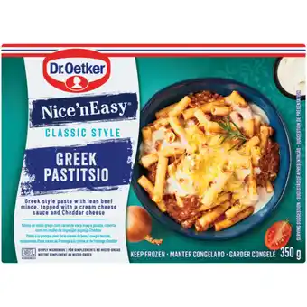 Checkers Liquor Shop Dr. Oetker Frozen Nice ‘n Easy Classic Greek Pastitsio Pasta Dish 350g offer