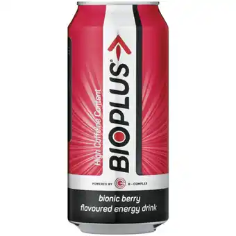 Checkers Liquor Shop Bioplus Bionic Berry Flavoured Energy Drink 440ml offer