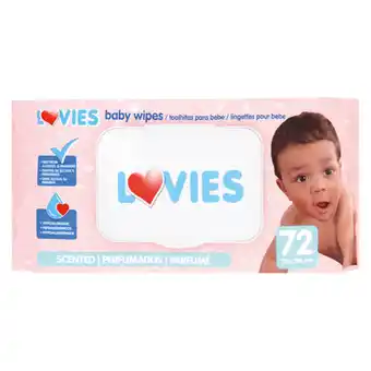 Checkers Liquor Shop Lovies Scented Baby Wipes 72 Pack offer