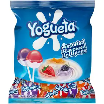 Yogueta Lollipops Assorted Flavours 8 Pack