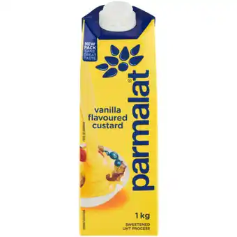 Checkers Liquor Shop Parmalat UHT Vanilla Custard 1kg offer