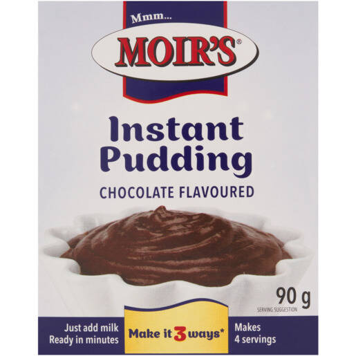 Moir's Chocolate Flavoured Instant Pudding 90g offer at Checkers Liquor