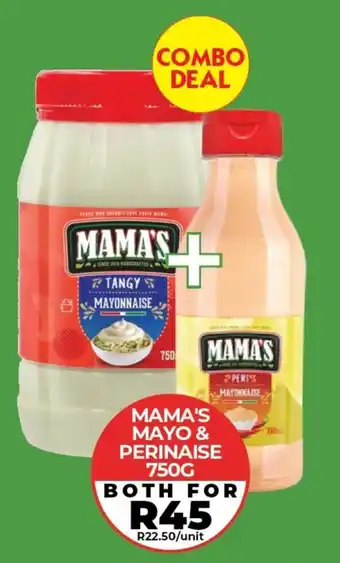 1UP MAMA'S MAYO & PERINAISE 750G offer
