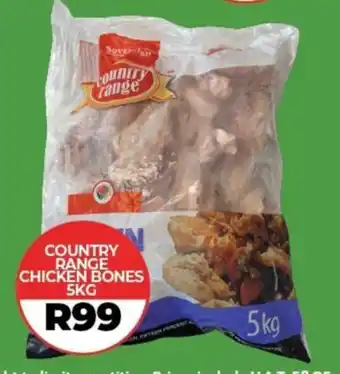 1UP COUNTRY RANGE CHICKEN BONES 5KG offer