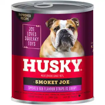 Checkers Liquor Shop Husky Smokey Joe Smokey Rib Flavoured Dog Food 775g offer
