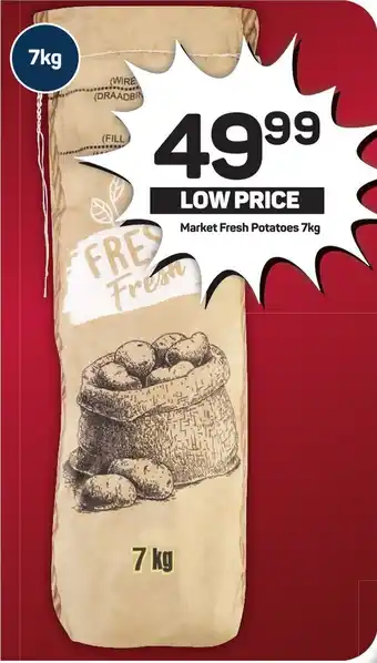 Pick n Pay Hypermarket Market Fresh Potatoes 7kg offer