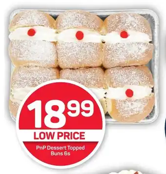 Pick n Pay Hypermarket PnP Dessert Topped Buns 6s offer