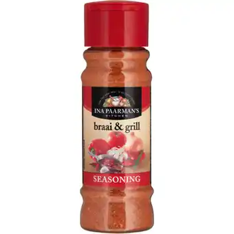 Checkers Liquor Shop Ina Paarman Braai & Grill Seasoning 200g offer