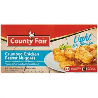 Checkers Liquor Shop County Fair Frozen Light Crumbed Chicken Breast Nuggets 400g offer