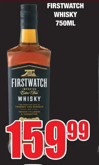 Boxer Liquors FIRSTWATCH WHISKY 750ML offer