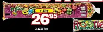 Choppies CRAZEE Pops offer