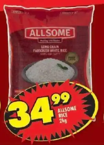 Shoprite ALLSOME RICE 2kg offer