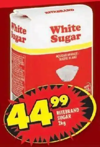 Shoprite RITEBRAND SUGAR 2kg offer