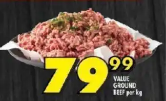 Shoprite VALUE GROUND BEEF per kg offer