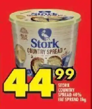 Shoprite STORK COUNTRY SPREAD 40% FAT SPREAD 1kg offer