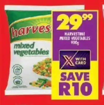 Shoprite HARVESTIME MIXED VEGETABLES 900g offer
