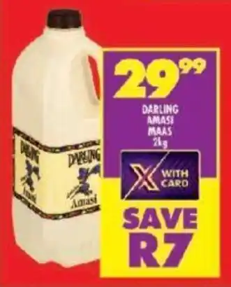 Shoprite DARLING AMASI MAAS 2kg offer