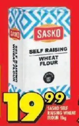 Shoprite SASKO SELF RAISING WHEAT FLOUR 1kg offer