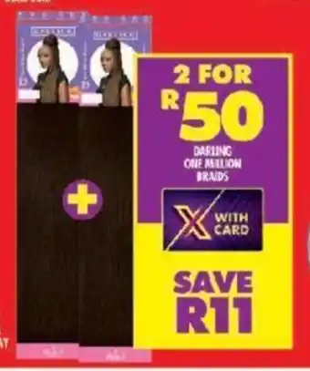 Shoprite DARLING ONE MILLION BRAIDS offer