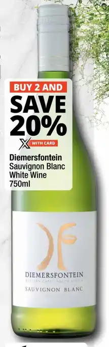 Checkers Liquor Shop Diemersfontein Sauvignon Blanc White Wine 750ml offer