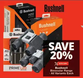 Checkers Bushnell Binocular Range All Variants Each offer