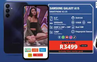 SAMSUNG GALAXY A15 SMARTPHONE 4G LTE