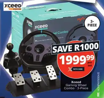 Checkers Xceed Gaming Wheel Combo 3-Piece offer