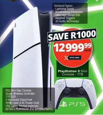 Checkers PlayStation 5 Slim Console 1TB offer