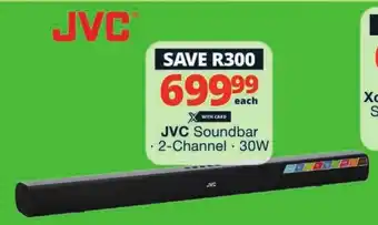 Checkers JVC Soundbar 2-Channel 30W offer