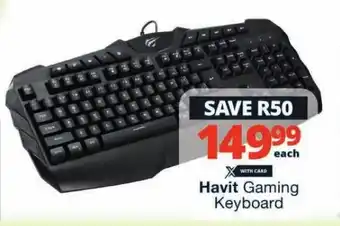 Checkers Havit Gaming Keyboard offer