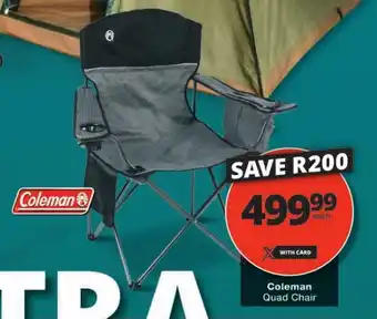 Checkers Coleman Quad Chair offer