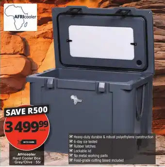 Checkers Africooler Hard Cooler Box offer