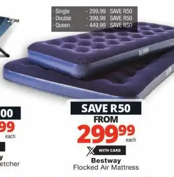 Checkers Bestway Flocked Air Mattress offer