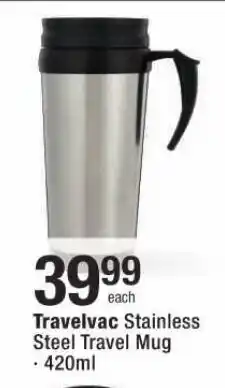 Checkers Travelvac Stainless Steel Travel Mug offer