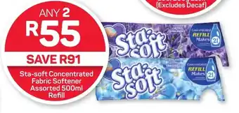 Sta-soft Concentrated Fabric Softener Assorted 500ml Refill