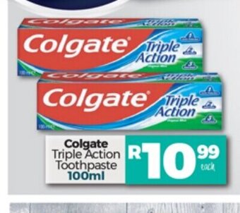 Take 'n Pay Colgate Triple Action Toothpaste 100ml offer