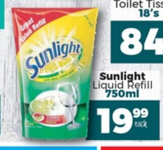 Take 'n Pay Sunlight Liquid Refill 750ml offer