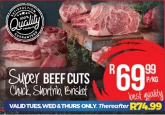 Take 'n Pay Super Beef Cuts per kg offer